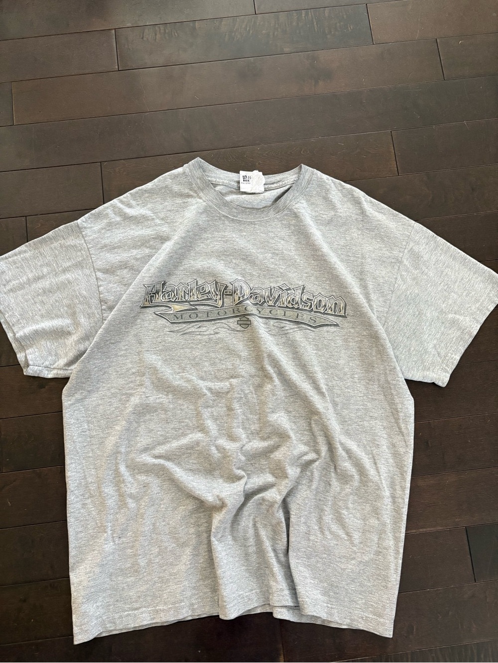 Harley-Davidson Gray Short Sleeve Logo Tee